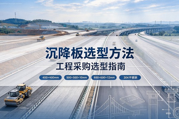 永寿沉降板选择方法